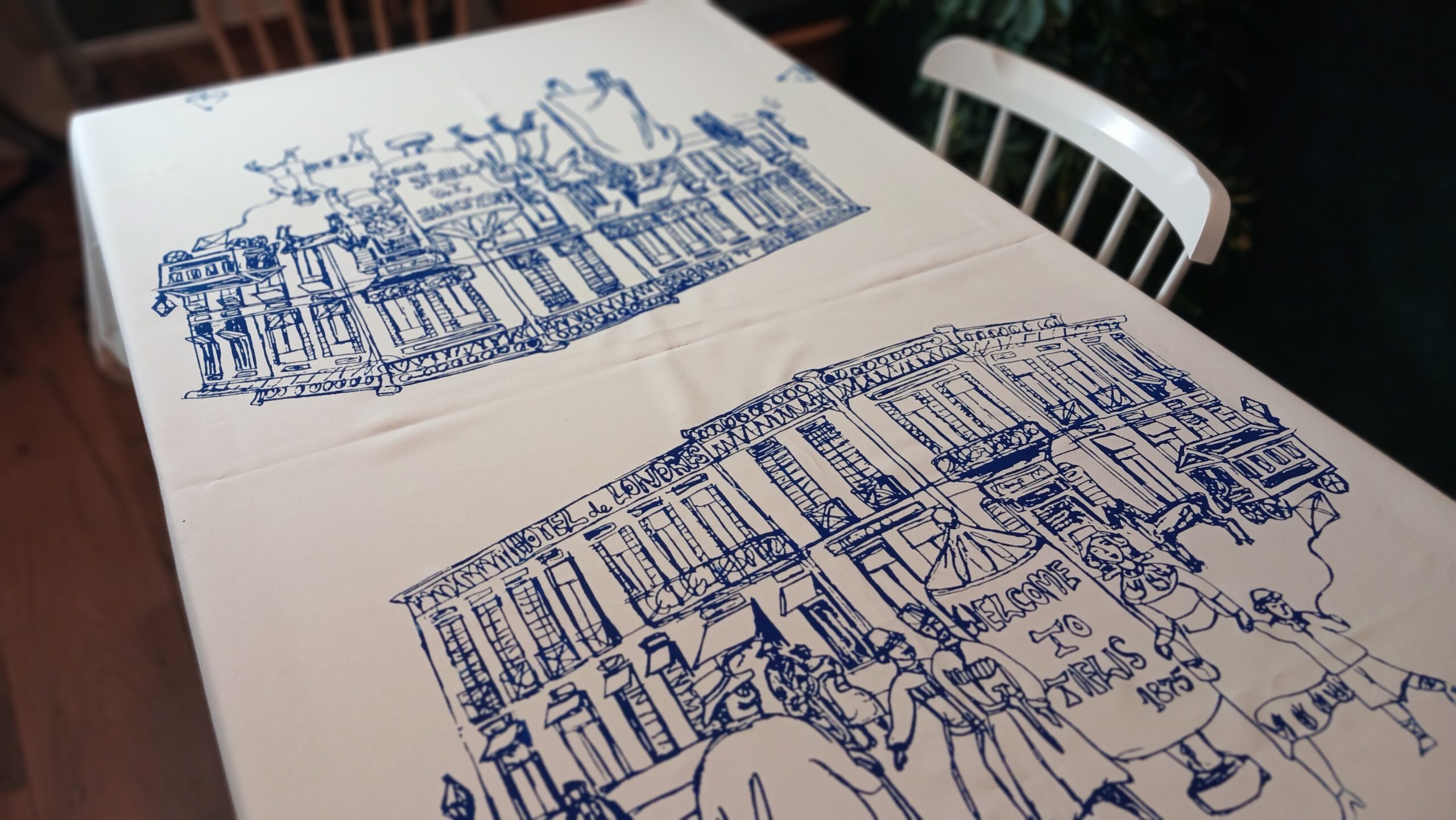 სუფრა სასტუმრო ლონდონი თეთრი სუფრა სასტუმრო ლონდონი თეთრი